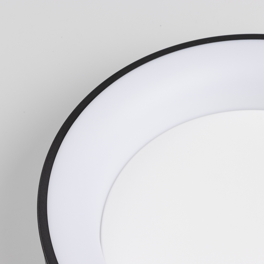 Brilagi - Plafón LED regulable FALCON LED/80W/230V 3000-6500K negro + mando a distancia