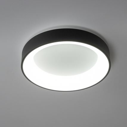Brilagi - Plafón LED regulable FALCON LED/80W/230V 3000-6500K negro + mando a distancia