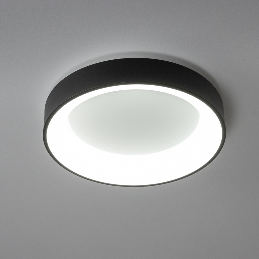 Brilagi - Plafón LED regulable FALCON LED/80W/230V 3000-6500K negro + mando a distancia