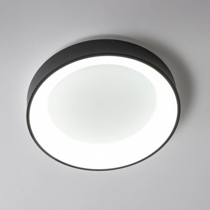 Brilagi - Plafón LED regulable FALCON LED/80W/230V 3000-6500K negro + mando a distancia