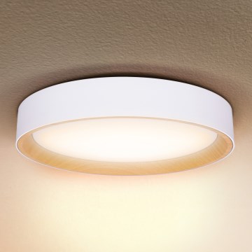 Brilagi - Plafón LED regulable LARIOS LED/60W/230V 3000-6500K ø 49 cm blanco + control remoto
