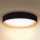 Brilagi - Plafón LED regulable LARIOS LED/60W/230V 3000-6500K ø 49 cm negro + control remoto