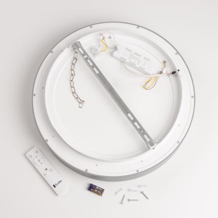 Brilagi - Plafón LED regulable FALCON LED/40W/230V 3000-6500K gris + mando a distancia