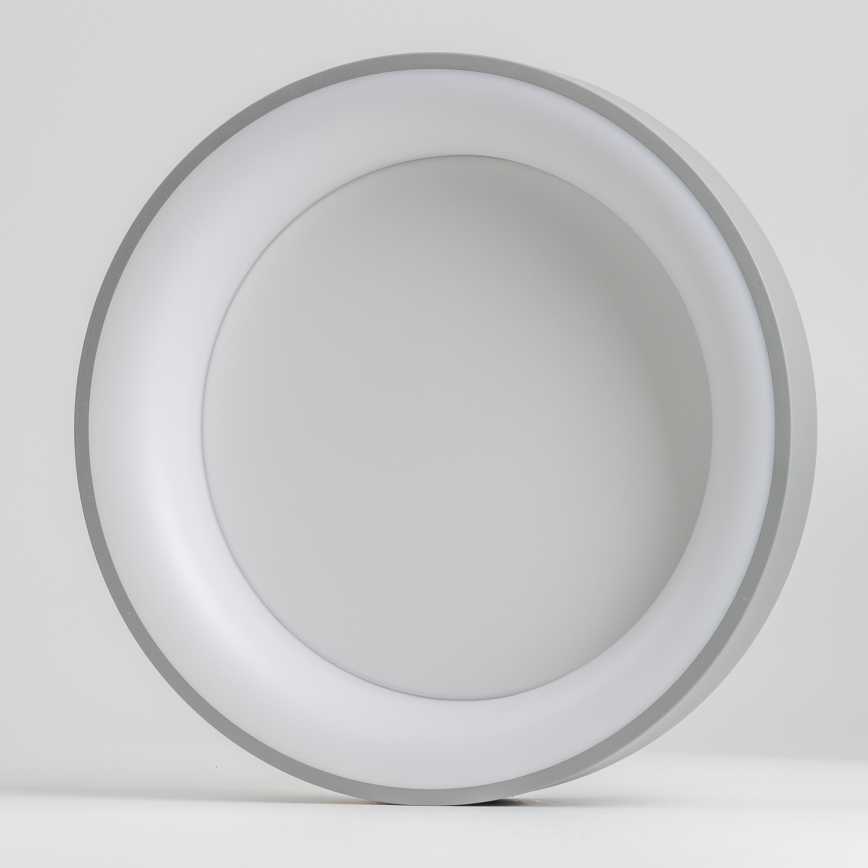 Brilagi - Plafón LED regulable FALCON LED/40W/230V 3000-6500K gris + mando a distancia