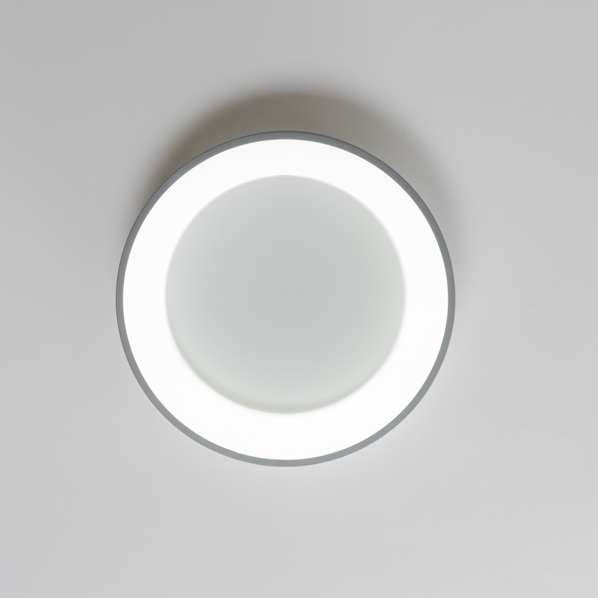 Brilagi - Plafón LED regulable FALCON LED/40W/230V 3000-6500K gris + mando a distancia