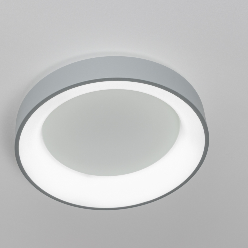 Brilagi - Plafón LED regulable FALCON LED/40W/230V 3000-6500K gris + mando a distancia