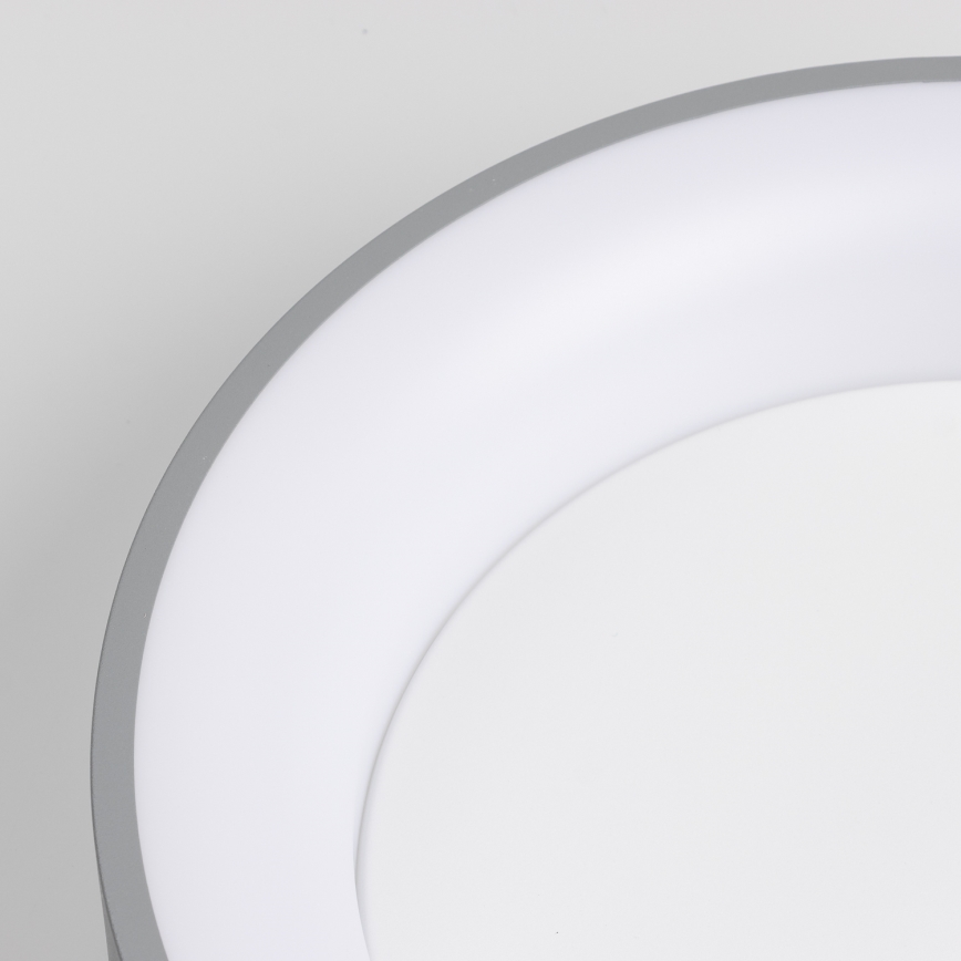 Brilagi - Plafón LED regulable FALCON LED/40W/230V 3000-6500K gris + mando a distancia