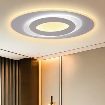 Brilagi - Plafón LED regulable MODERN LED/45W/230V 2700-6500K + control remoto