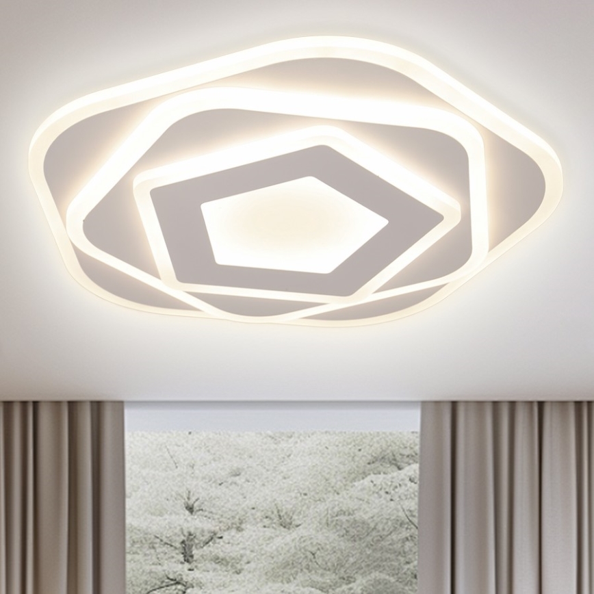 Brilagi - Plafón LED regulable MODERN LED/64W/230V 2700-6500K + control remoto