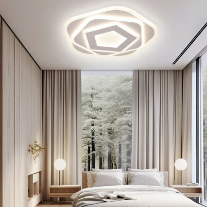Brilagi - Plafón LED regulable MODERN LED/64W/230V 2700-6500K + control remoto