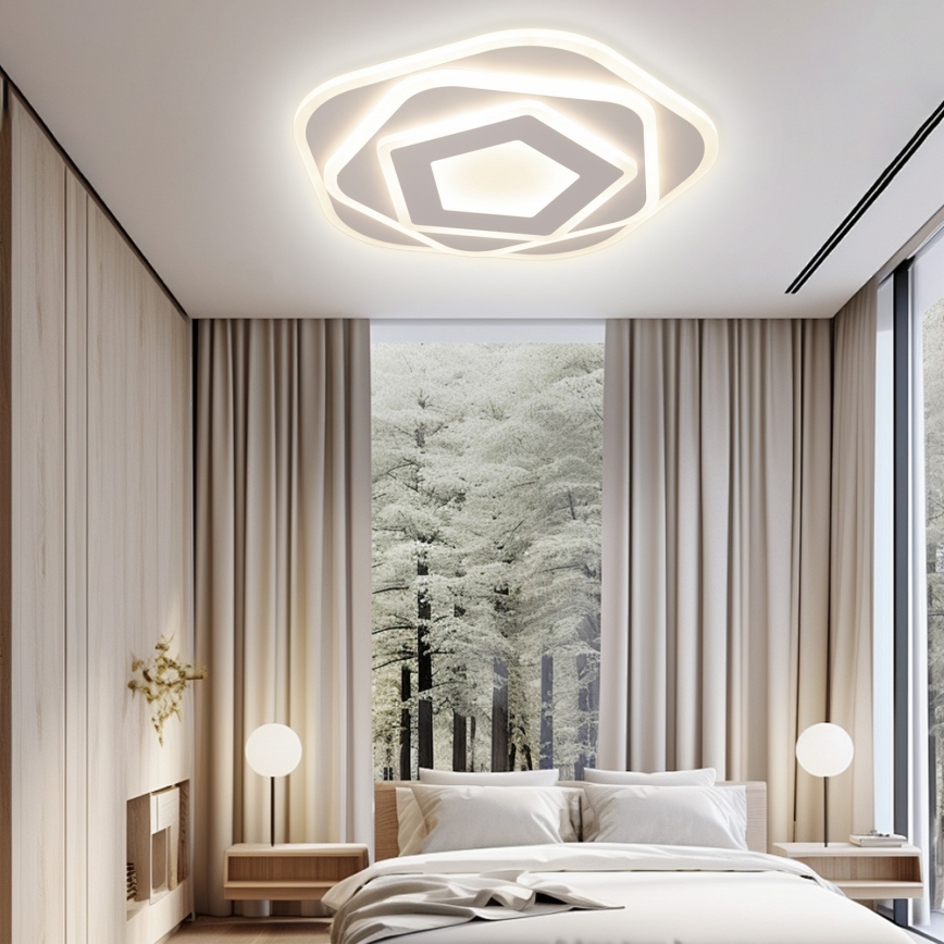 Brilagi - Plafón LED regulable MODERN LED/64W/230V 2700-6500K + control remoto