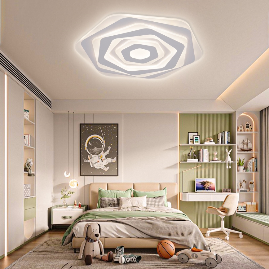 Brilagi - Plafón LED regulable MODERN LED/85W/230V 2700-6500K + control remoto
