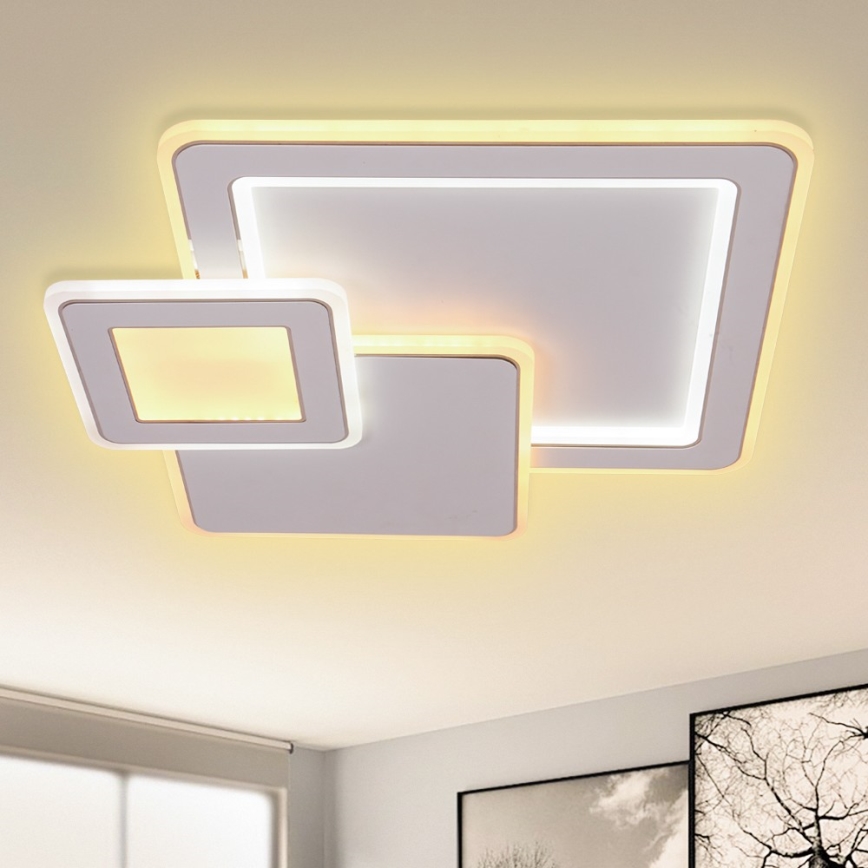 Brilagi - Plafón LED regulable MODERN LED/93W/230V 2700-6500K + control remoto