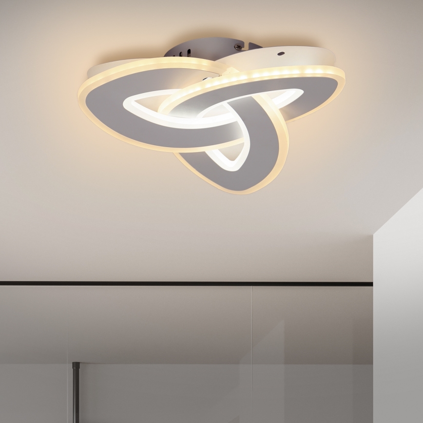 Brilagi - Plafón LED regulable MODERN MINI LED/49W/230V 3000/4000/6000K 30x30 cm + control remoto