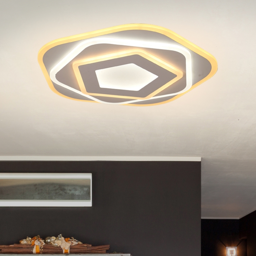 Brilagi - Plafón LED regulable MODERN MINI LED/53W/230V 3000/4000/6000K diá. 30 cm + control remoto