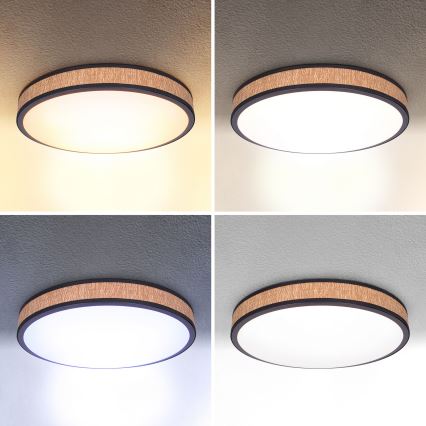 Brilagi - Plafón LED regulable ROSA LED/48W/230V 3000-6500K diá. 38 cm + control remoto