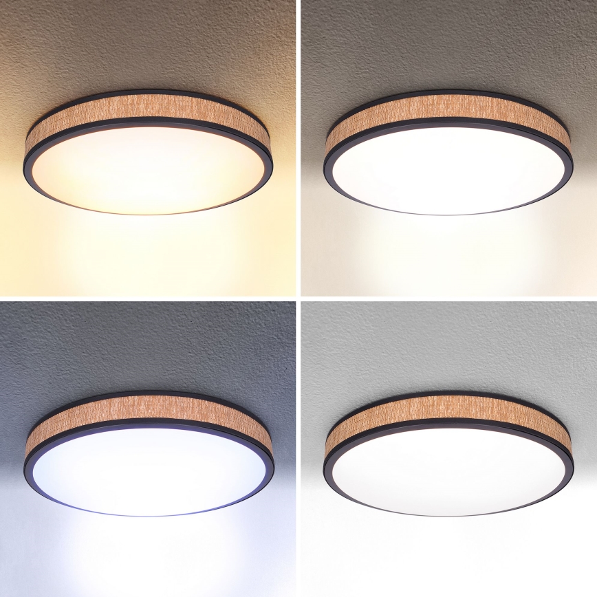 Brilagi - Plafón LED regulable ROSA LED/48W/230V 3000-6500K diá. 38 cm + control remoto