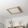 Brilagi - Plafón LED regulable SLIMFRAME WOOD LED/36W/230V 49,5x49,5 cm 3000-6000K marrón + control remoto