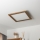 Brilagi - Plafón LED regulable SLIMFRAME WOOD LED/36W/230V 49,5x49,5 cm 3000-6000K marrón + control remoto