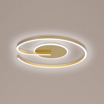 Brilagi -Plafón LED regulable SPIRAL LED/56W/230V 3000/4000/6000K+ control remoto