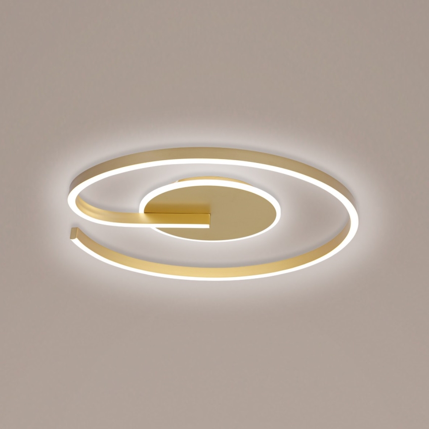 Brilagi -Plafón LED regulable SPIRAL LED/56W/230V 3000/4000/6000K+ control remoto