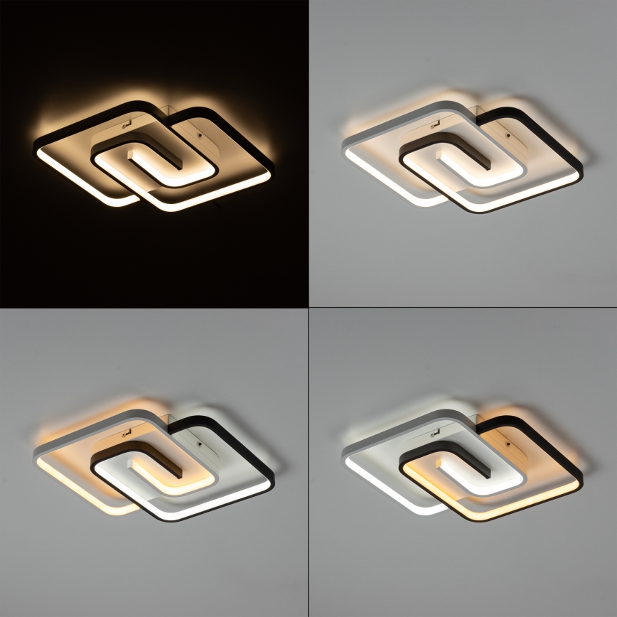 Brilagi - Plafón LED regulable VELO LED/64W/230V 3000-6500K + mando a distancia