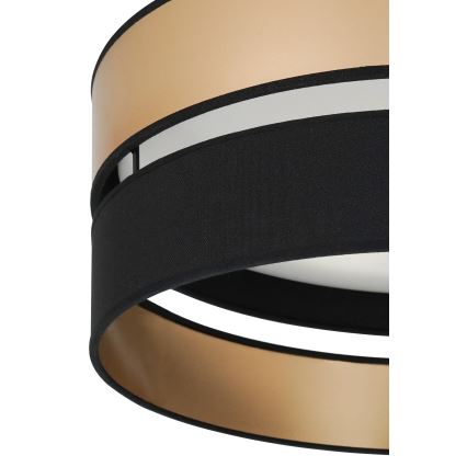 Brilagi - Plafón LED ROYAL LED/24W/230V diá. 45 cm negro/dorado