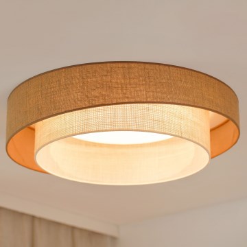 Brilagi - Plafón LED SHINE LED/24W/230V diá. 60 cm beige/color crema