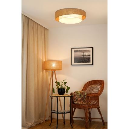 Brilagi - Plafón LED SHINE LED/24W/230V diá. 60 cm beige/color crema