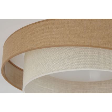 Brilagi - Plafón LED SHINE LED/24W/230V diá. 60 cm beige/color crema