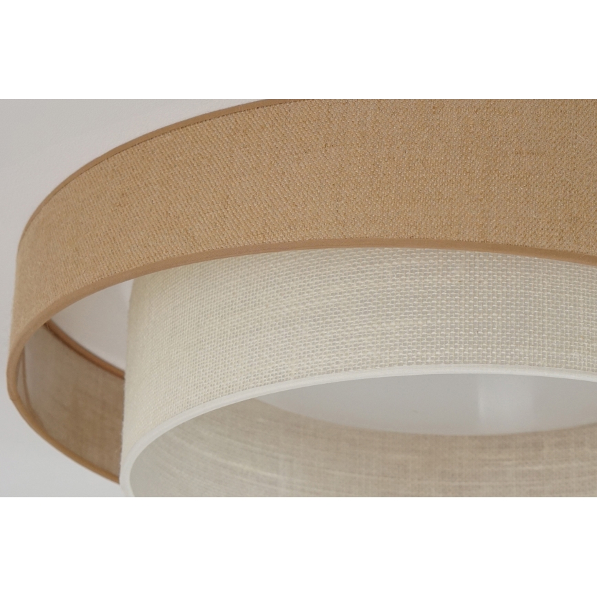 Brilagi - Plafón LED SHINE LED/24W/230V diá. 60 cm beige/color crema