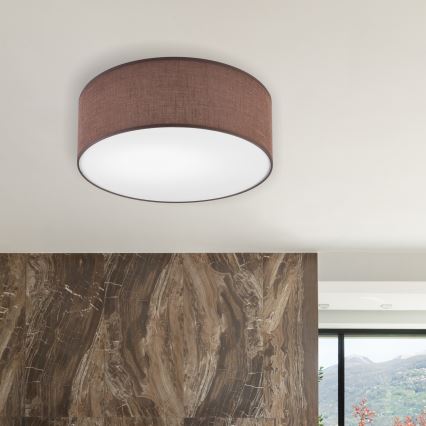 Brilagi - Plafón LED SIRIJA LED/12W/230V diá. 35 cm marrón
