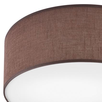 Brilagi - Plafón LED SIRIJA LED/12W/230V diá. 35 cm marrón