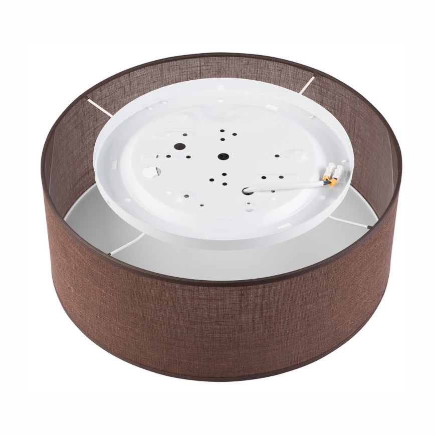 Brilagi - Plafón LED SIRIJA LED/12W/230V diá. 35 cm marrón