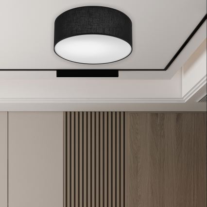 Brilagi - Plafón LED SIRIJA LED/12W/230V diá. 35 cm negro
