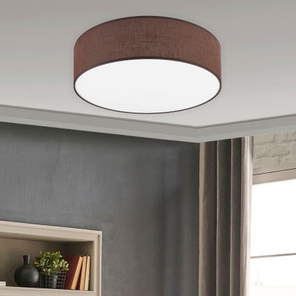 Brilagi - Plafón LED SIRIJA LED/24W/230V diá. 45 cm marrón