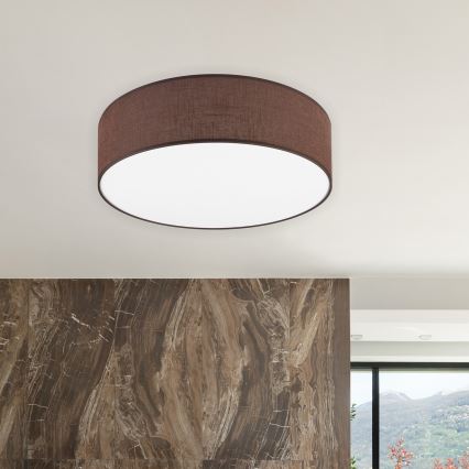Brilagi - Plafón LED SIRIJA LED/24W/230V diá. 45 cm marrón