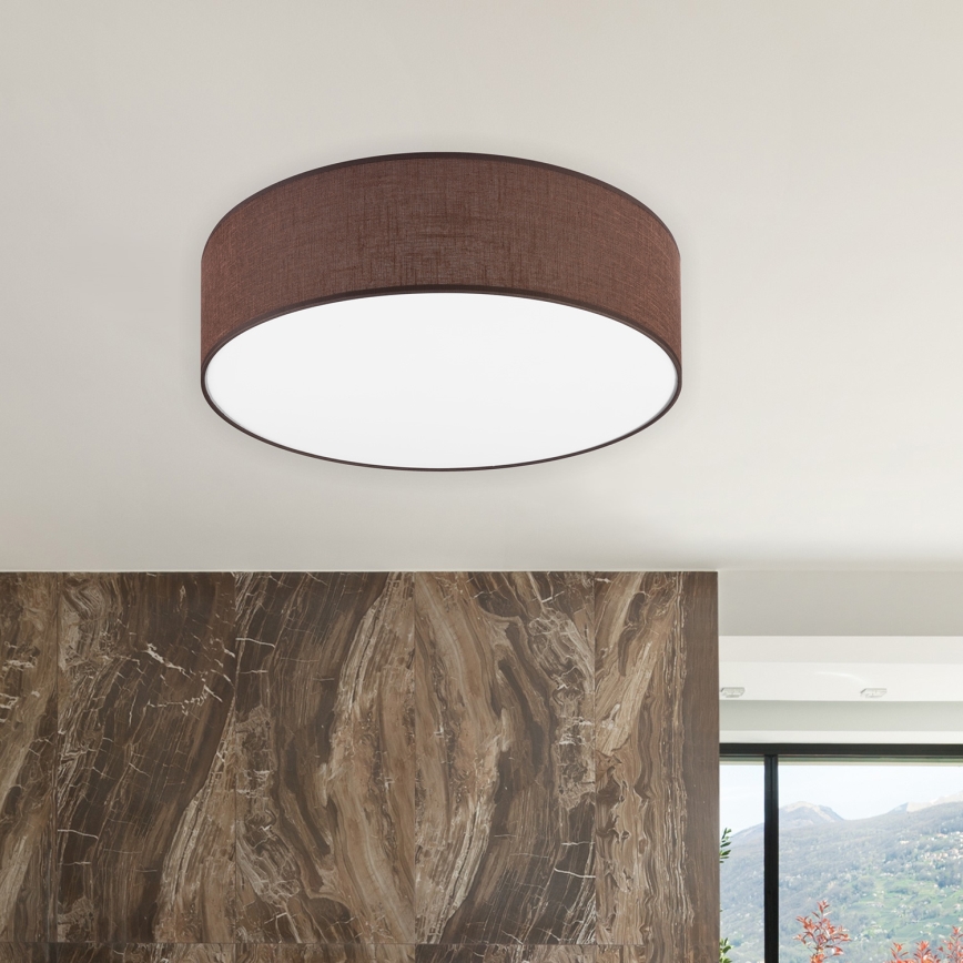 Brilagi - Plafón LED SIRIJA LED/24W/230V diá. 45 cm marrón