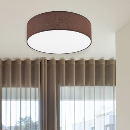 Brilagi - Plafón LED SIRIJA LED/24W/230V diá. 45 cm marrón