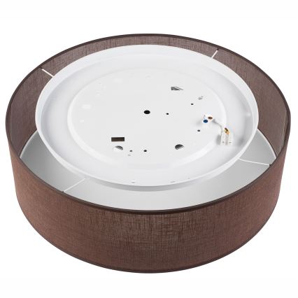 Brilagi - Plafón LED SIRIJA LED/24W/230V diá. 45 cm marrón