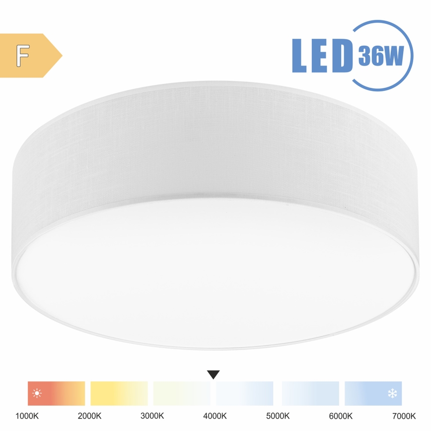 Brilagi - Plafón LED SIRIJA LED/36W/230V diá. 45 cm blanco