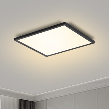 Brilagi - Plafón LED SLIMFRAME LED/25W/230V 30x30 cm negro