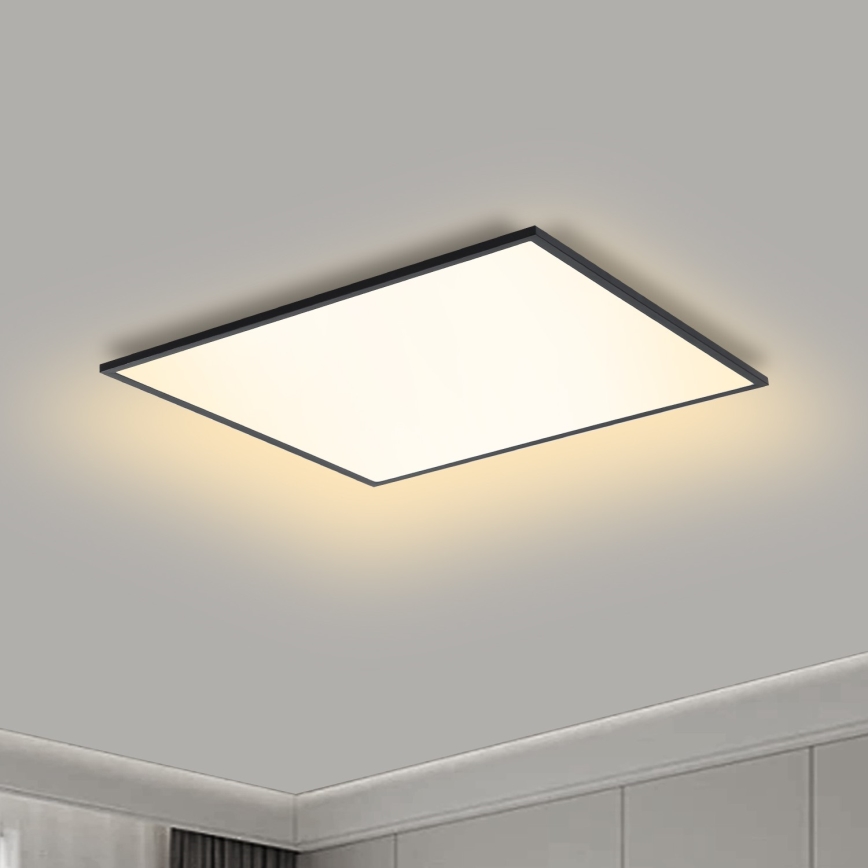 Brilagi - Plafón LED SLIMFRAME LED/36W/230V 45x45 cm negro