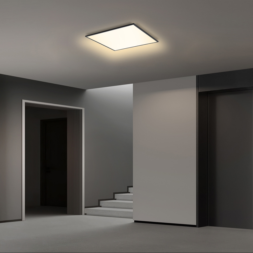 Brilagi - Plafón LED SLIMFRAME LED/36W/230V 45x45 cm negro