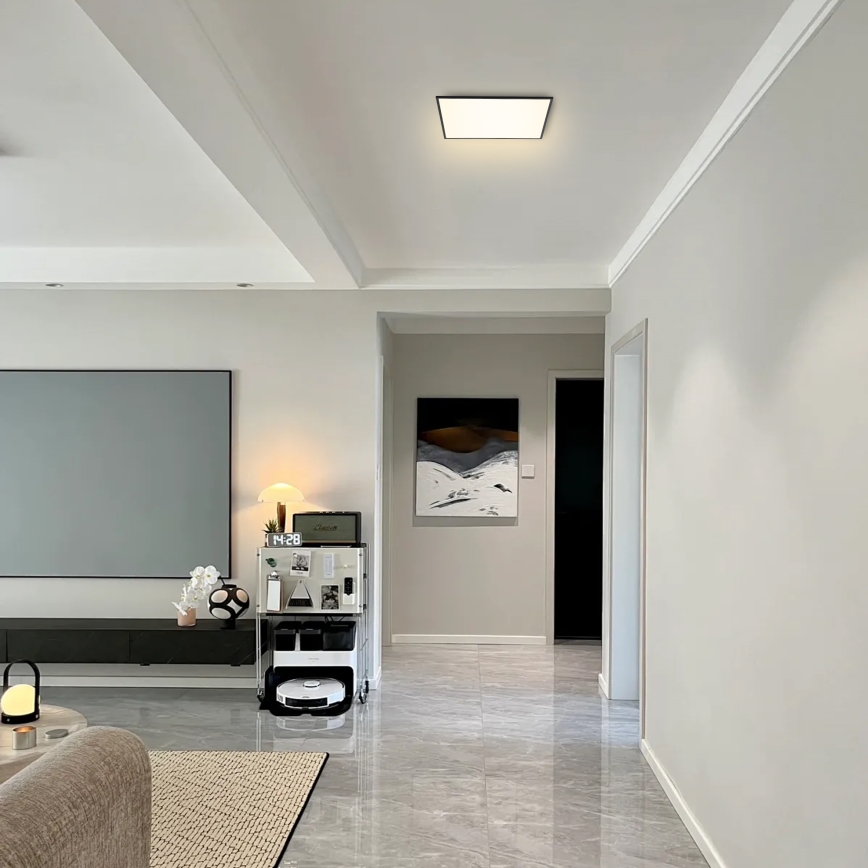 Brilagi - Plafón LED SLIMFRAME LED/36W/230V 45x45 cm negro