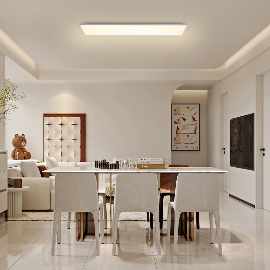 Brilagi - Plafón LED SLIMFRAME LED/58W/230V 120x30 cm blanco