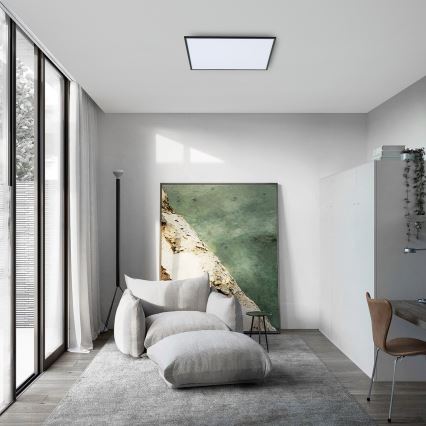 Brilagi - Plafón LED SLIMFRAME LED/58W/230V 60x60 cm negro
