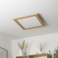 Brilagi - Plafón LED SLIMFRAME WOOD LED/36W/230V 49,5x49,5 cm marrón