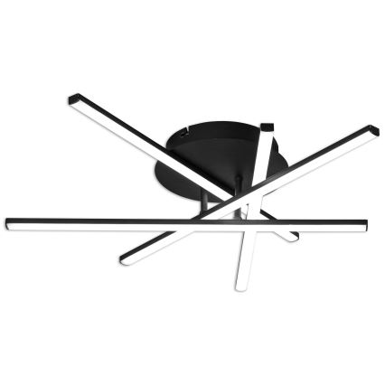 Brilagi - Plafón LED STRIPES LED/40W/230V negro