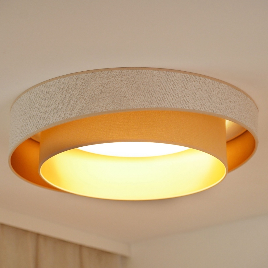 Brilagi - Plafón LED VEGAS SHINE LED/24W/230V diá. 60 cm beige/color crema